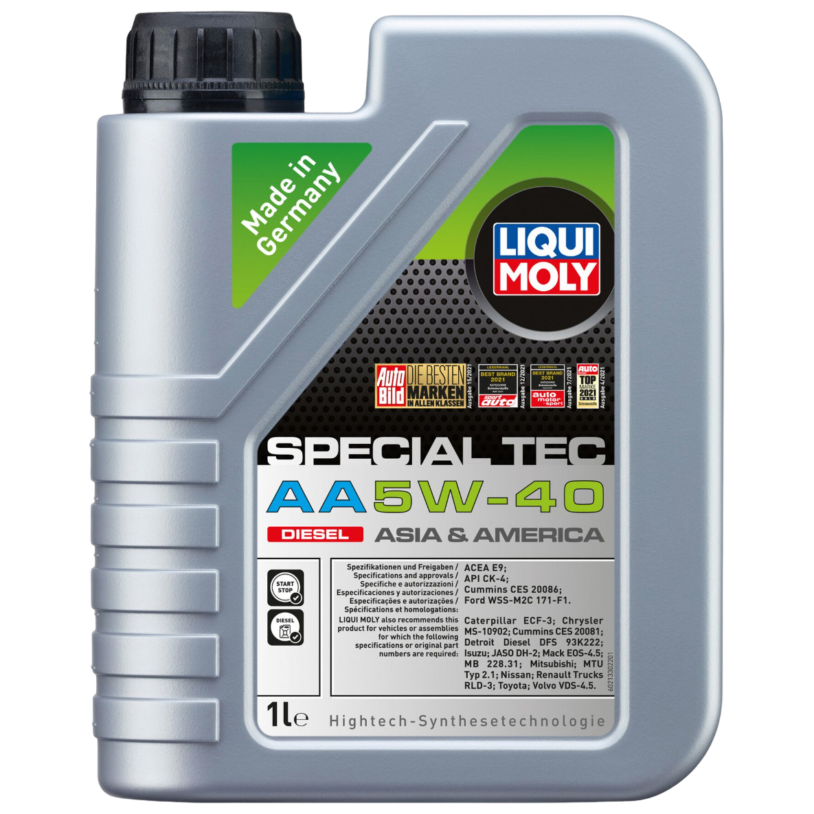 фото Масло моторное special tec aa diesel 5w-40 1l liqui moly 21330