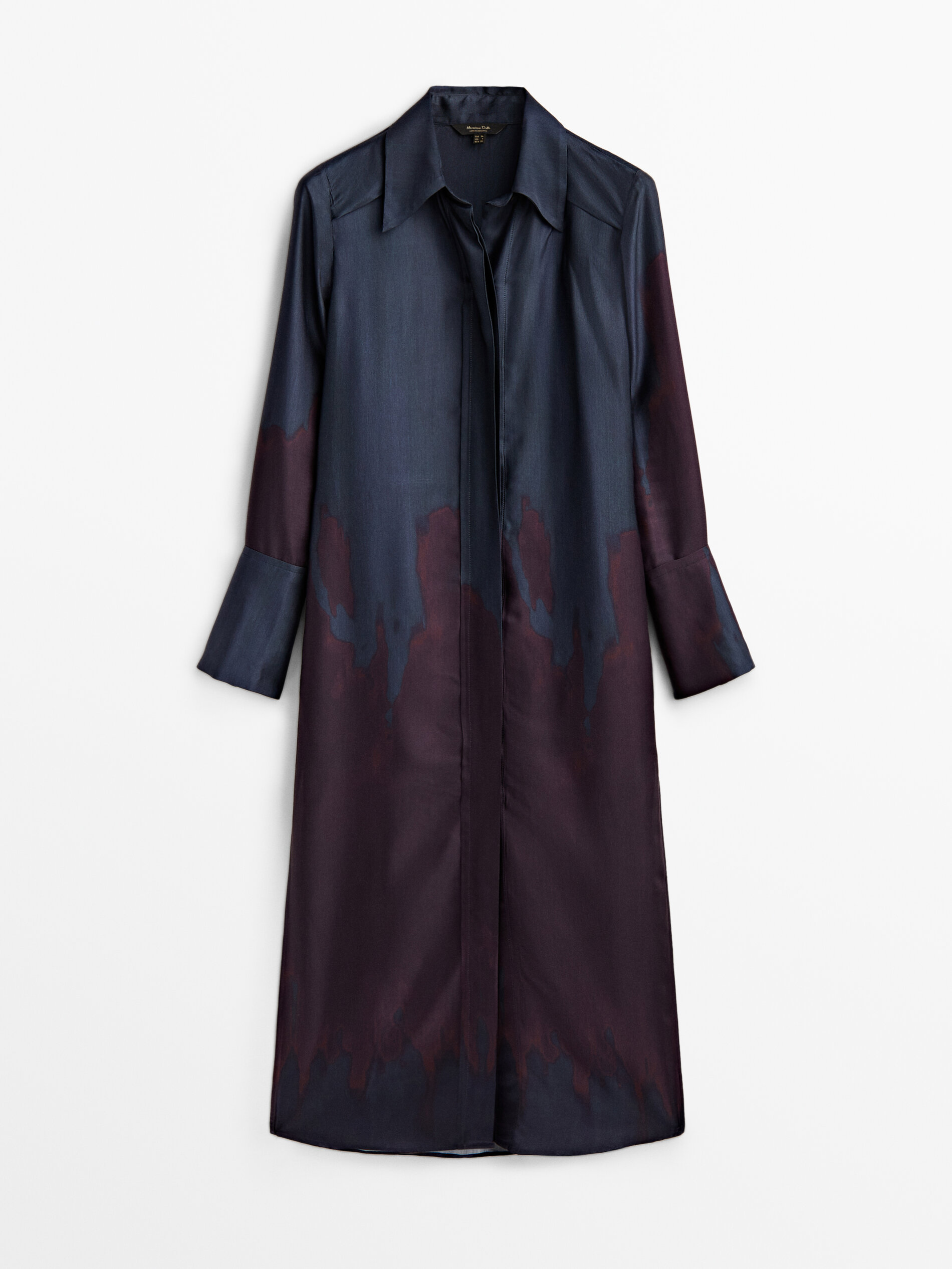 

Платье женское Massimo Dutti 06608890515 синее 34, 06608890515