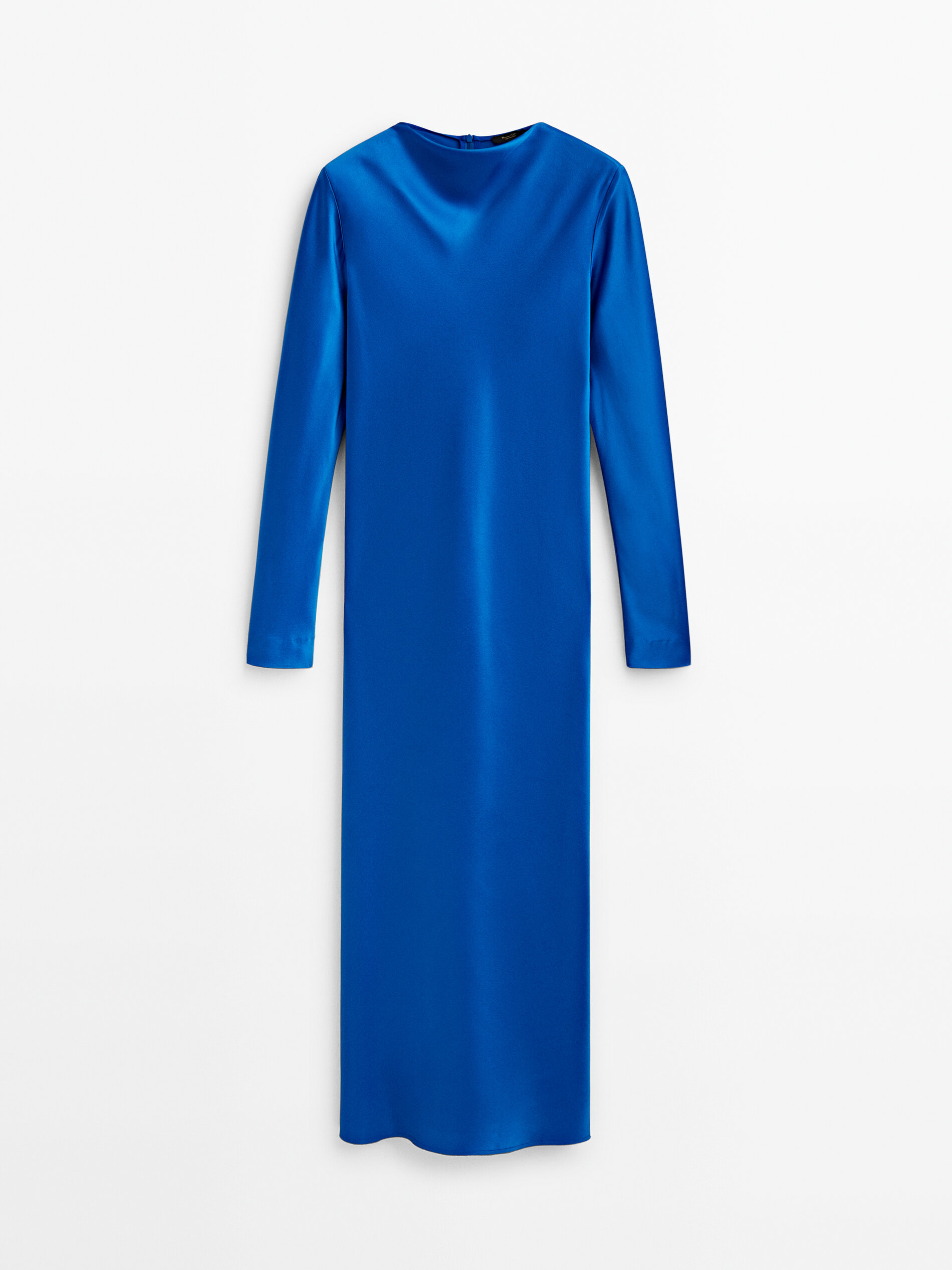 

Платье женское Massimo Dutti 06693874447 синее XS, 06693874447