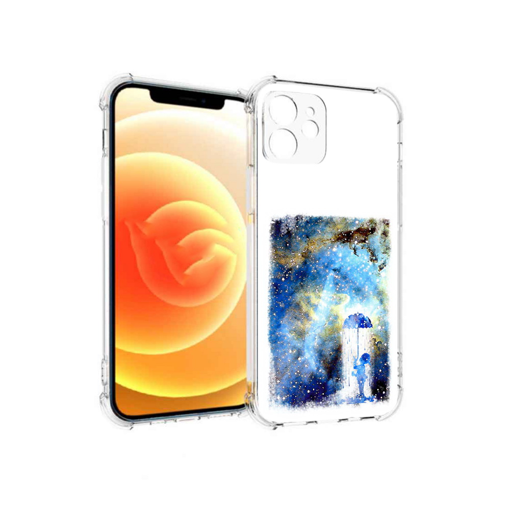 

Чехол MyPads Tocco для Apple iPhone 12 мальчик в небе (PT157543.607.455), Прозрачный, Tocco