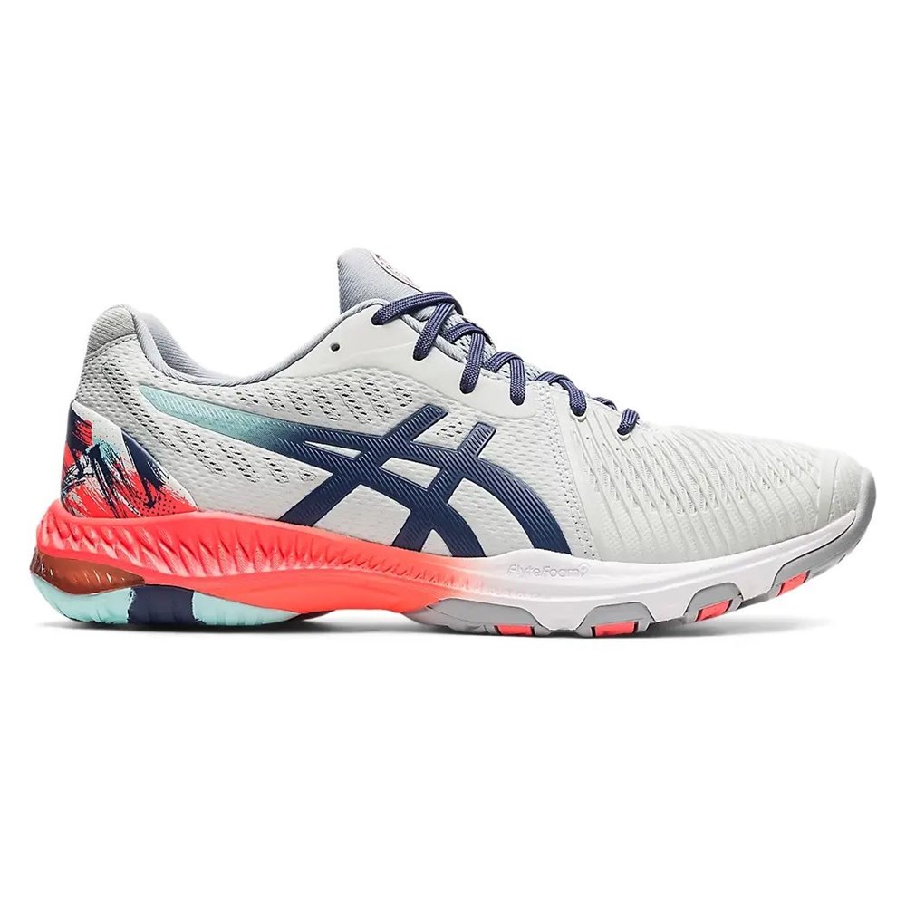 фото Кроссовки мужские asics netburner 1051a070 белые 12 us