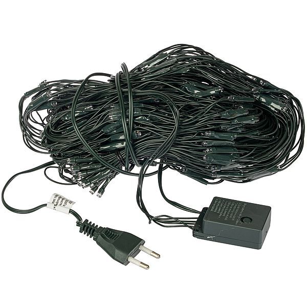 

н.г.эл.гирл.сетка 320л.LED многоцветн.2.3х1.8м, зелёный кабель