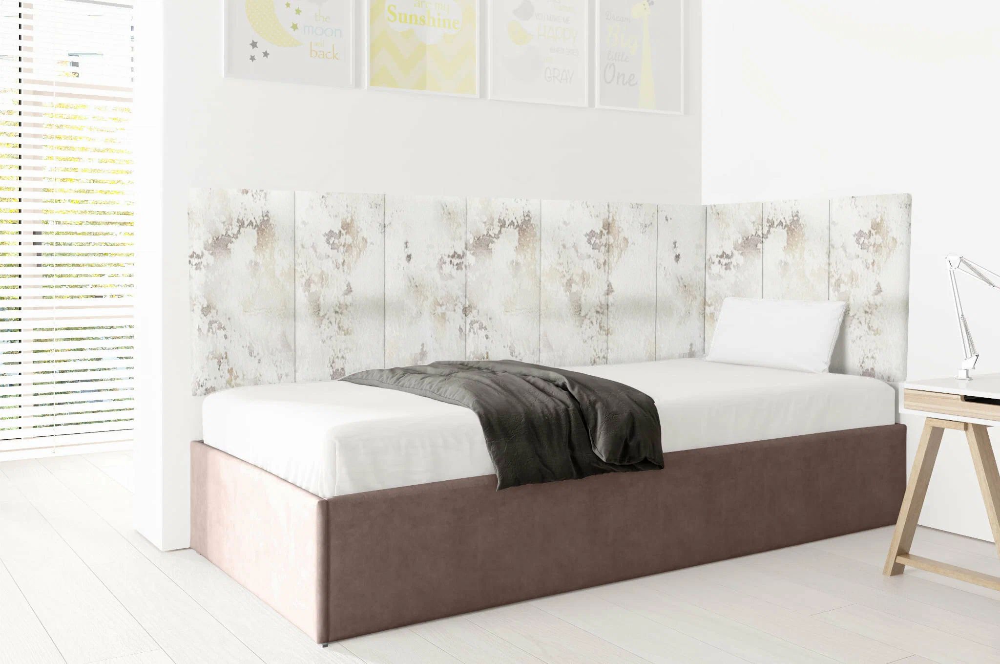 

Панель кровати Shtorm Ivory 30х60 см 1 шт., Серый