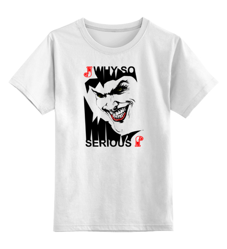 

Футболка детская Printio Joker цв. белый р. 128, Joker