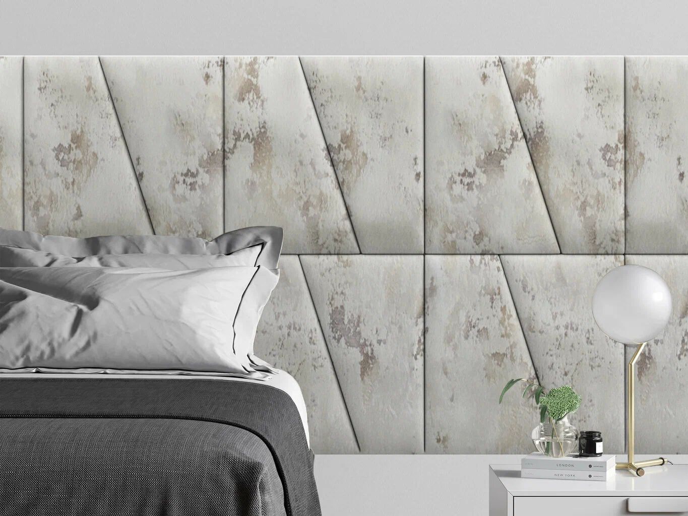 

Панель кровати Shtorm Ivory 50х50DL см 2 шт., Серый