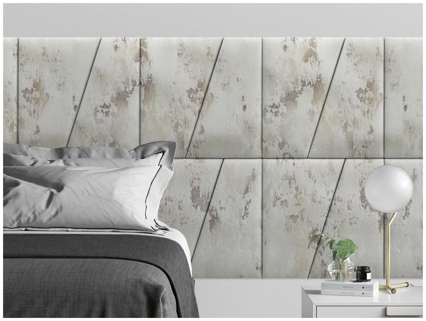 

Панель кровати Shtorm Ivory 50х50DP см 2 шт., Серый
