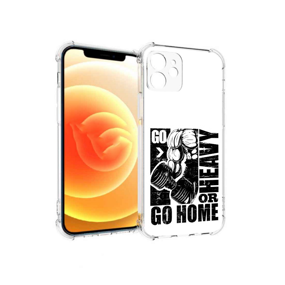 

Чехол MyPads Tocco для Apple iPhone 12 накаченные руки (PT157543.607.496), Прозрачный, Tocco