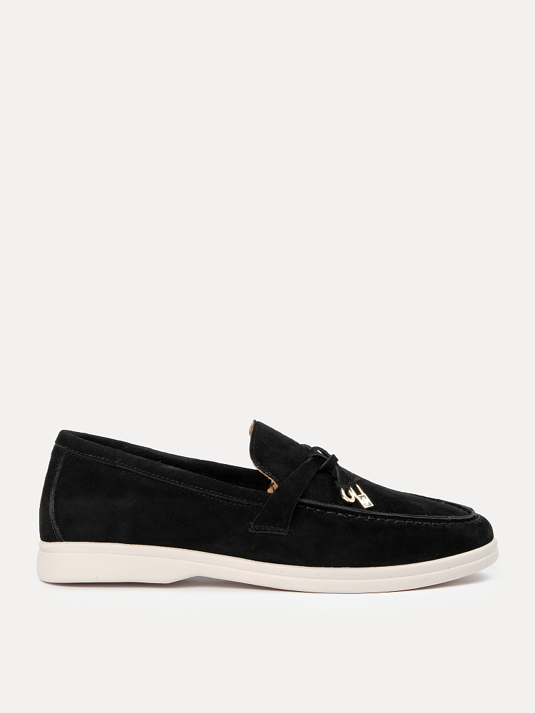 

Лоферы женские Versiya shop ZJ012 черные 38 EU, Черный, ZJ012
