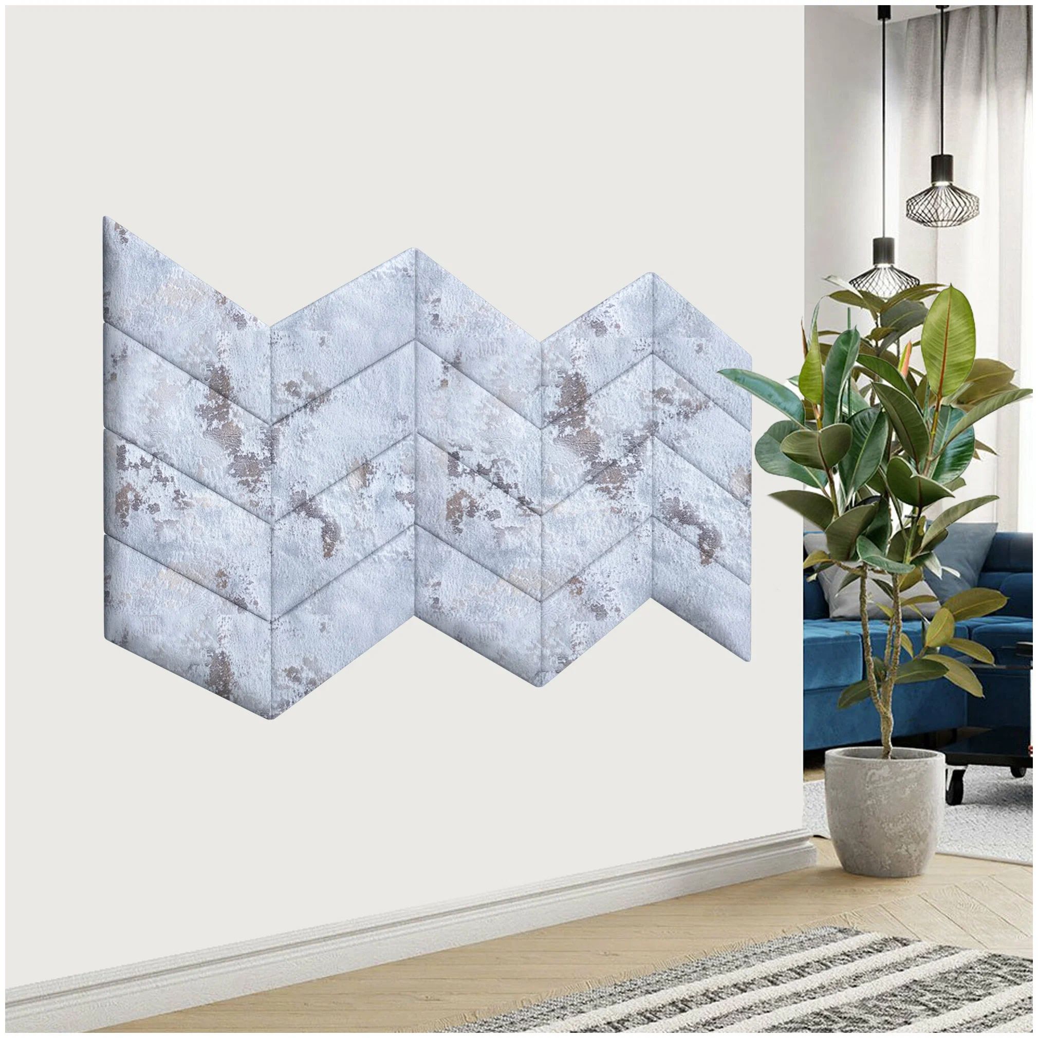 

Панель кровати Shtorm Sky blue 30х30PL см 2 шт., Синий