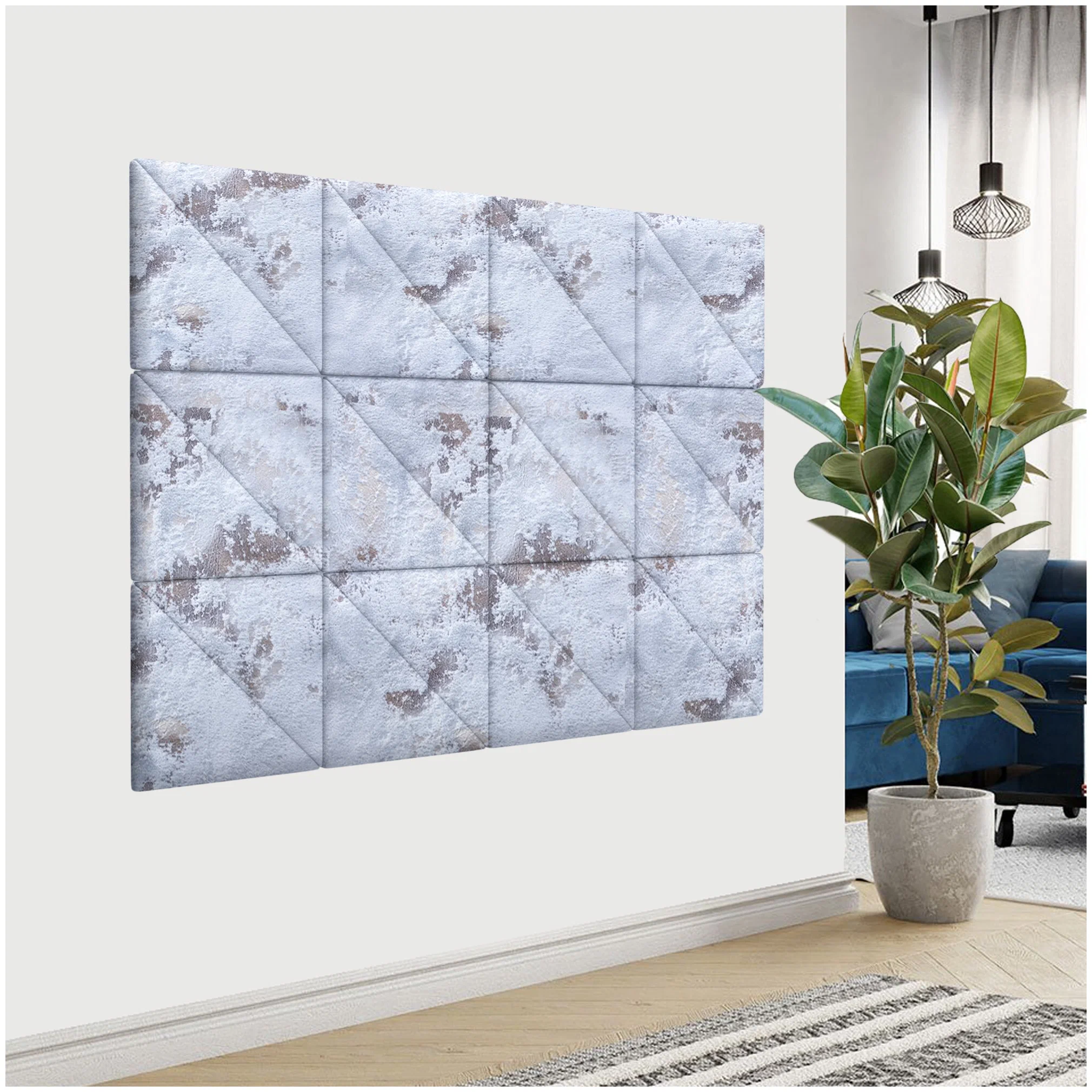 

Панель кровати Shtorm Sky blue 30х30TPL см 2 шт., Синий