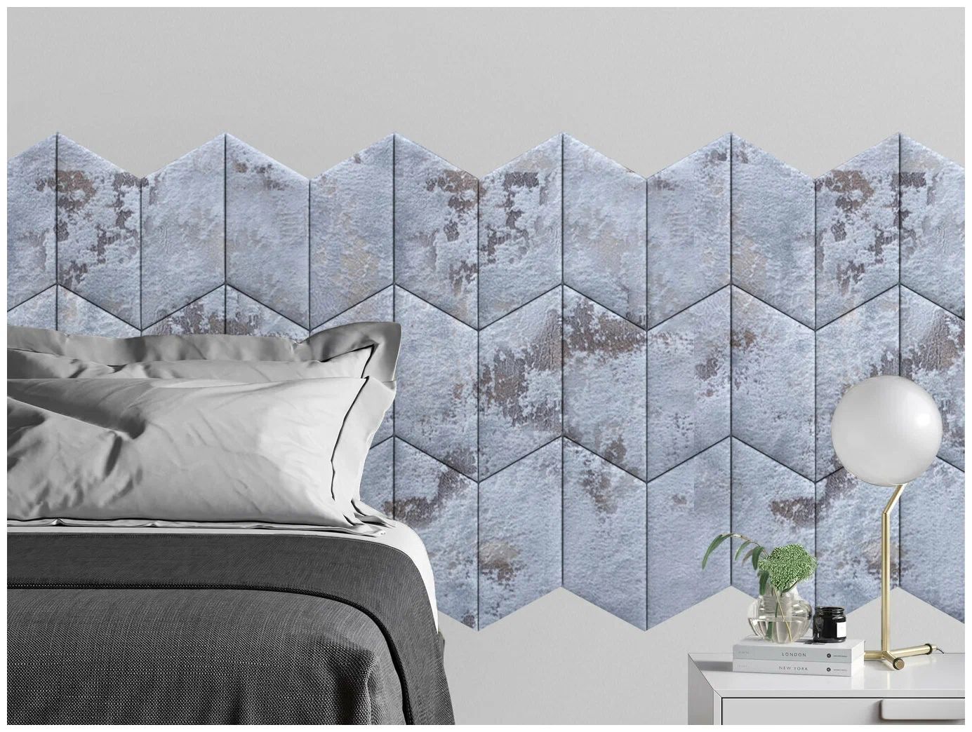 

Панель кровати Shtorm Sky blue 30х45PL см 2 шт., Синий