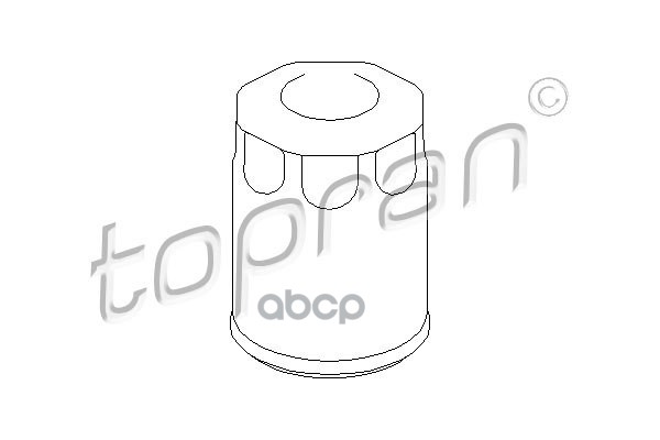 Фильтр Масляный (Замена Для Hp-201305756) topran арт. 201305001