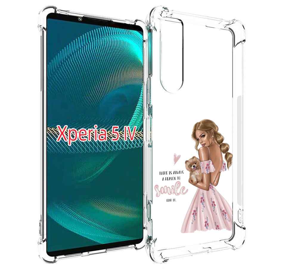 

Чехол MyPads Улыбайся-чаще женский для Sony Xperia 5 IV (5-4), Прозрачный, Tocco