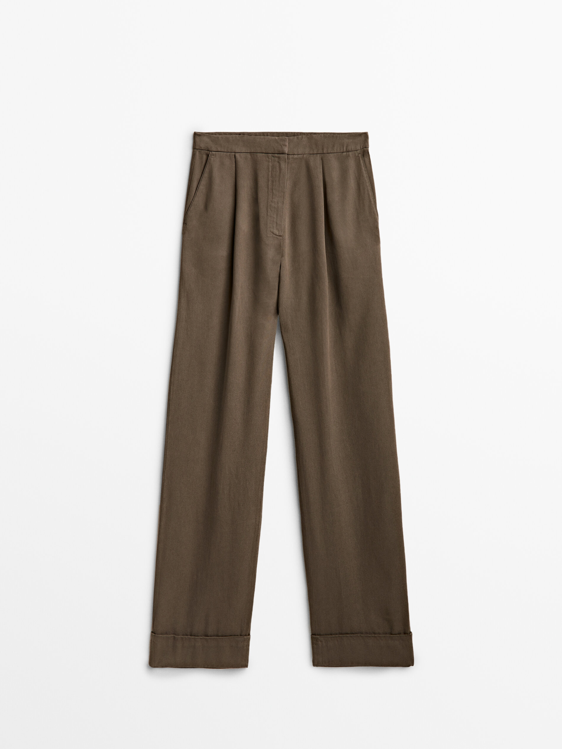 

Брюки женские Massimo Dutti 05071971528 коричневые 36, 05071971528