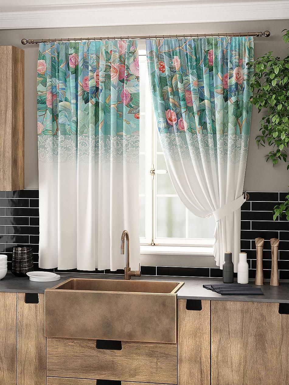 

Комплекты штор AT HOME / шторы в комнату 150х180 см / Филрон, 961058