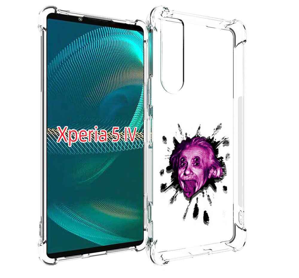 

Чехол MyPads Эйнштейн для Sony Xperia 5 IV (5-4), Прозрачный, Tocco