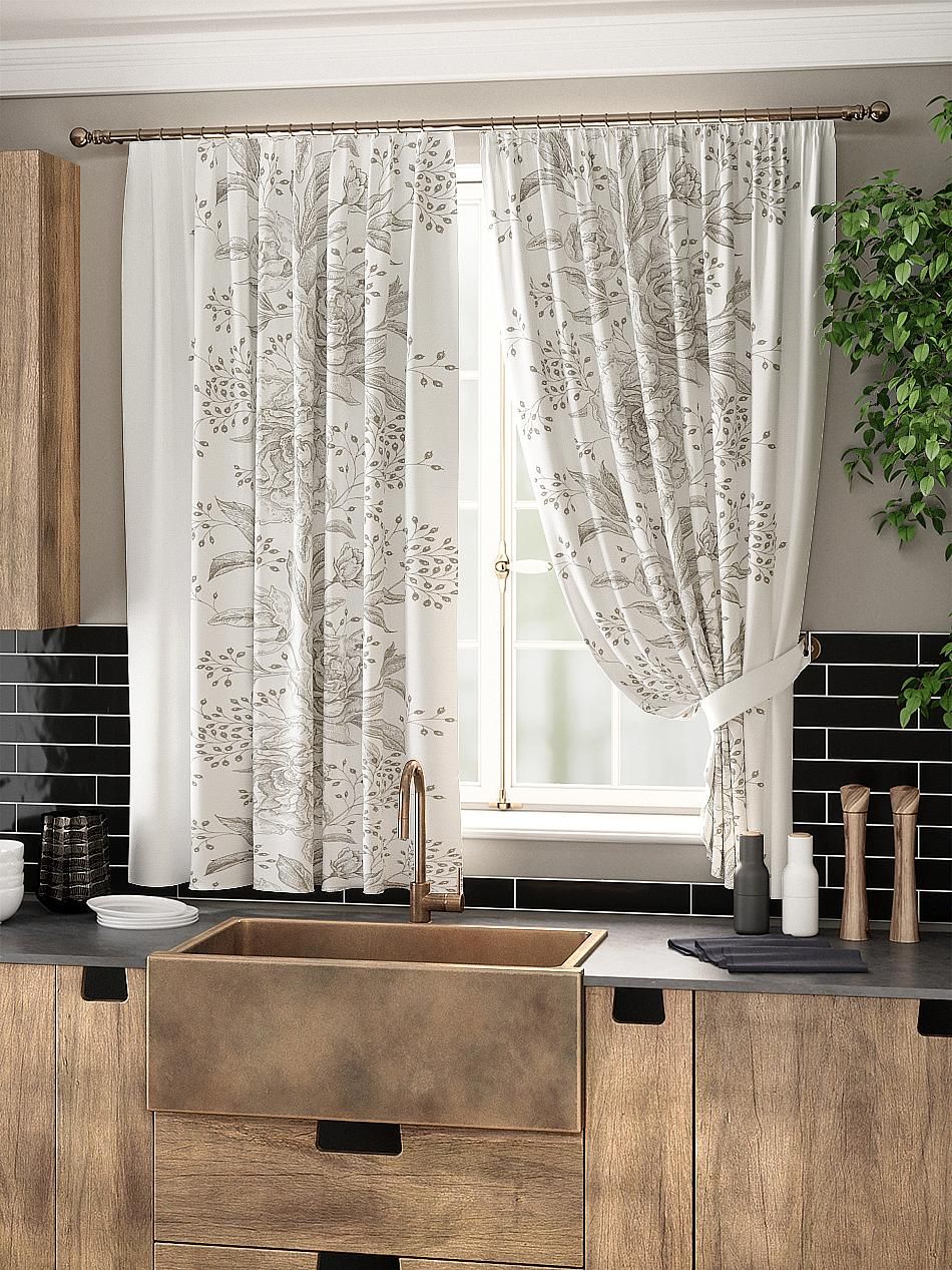 

Комплекты штор AT HOME / шторы в комнату 150х180 см / Удзуми, 961066