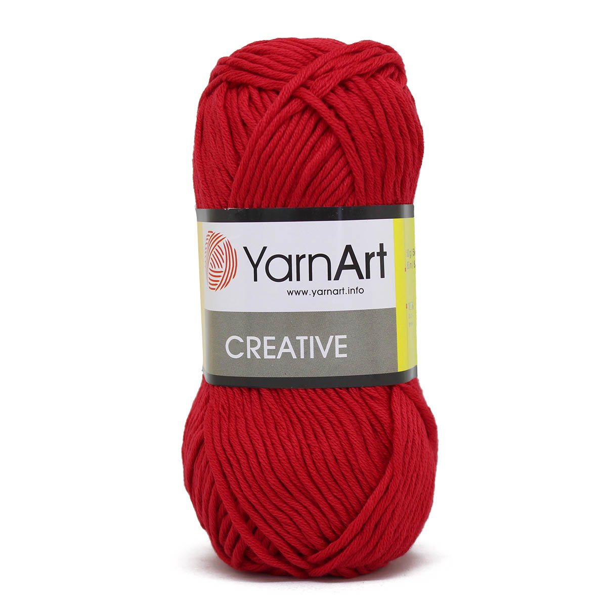 

Пряжа YarnArt Creative 50г, 85м (100% хлопок) (237 красный), 5 мотков, Creative