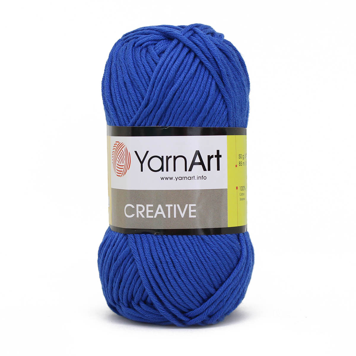 

Пряжа YarnArt Creative 50г, 85м (100% хлопок) (240 синий), 5 мотков, Creative