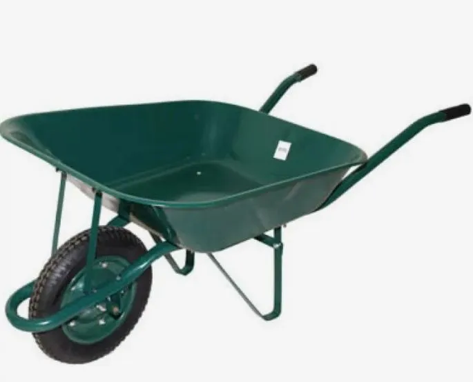 Тачка строительная NoBrand 23000091 100 л с каучуковым колесом