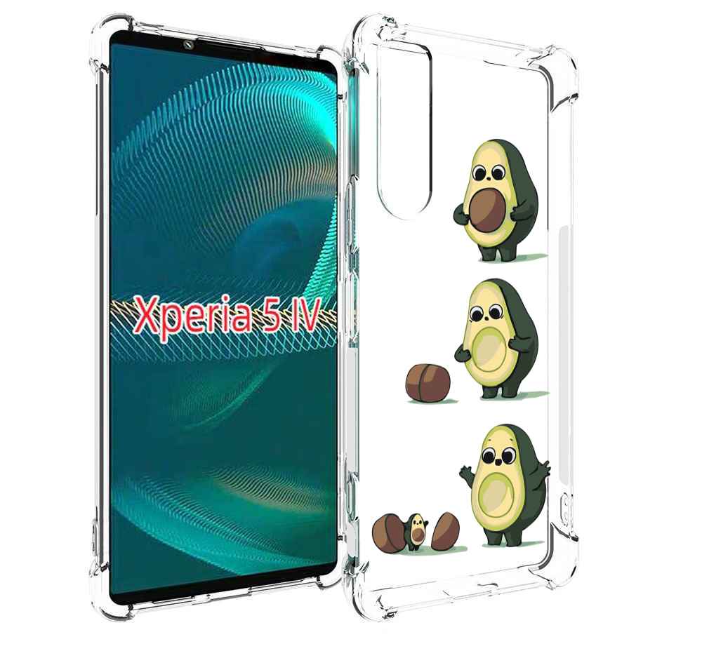 

Чехол MyPads авокадо-с-малышом для Sony Xperia 5 IV (5-4), Прозрачный, Tocco