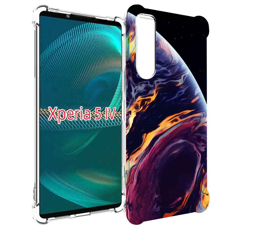 

Чехол MyPads акварельная планета для Sony Xperia 5 IV (5-4), Прозрачный, Tocco