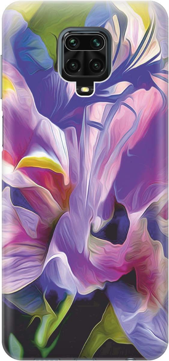

Чехол на Xiaomi Redmi Note 9s "Цветочная абстракция", Зеленый;синий, 455