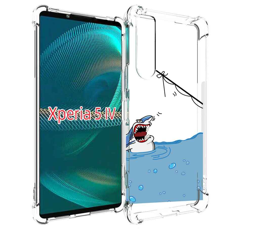 

Чехол MyPads акула-рисунок для Sony Xperia 5 IV (5-4), Прозрачный, Tocco