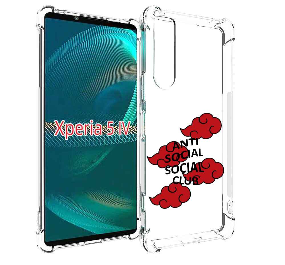 

Чехол MyPads анти-социал-социал-клаб для Sony Xperia 5 IV (5-4), Прозрачный, Tocco