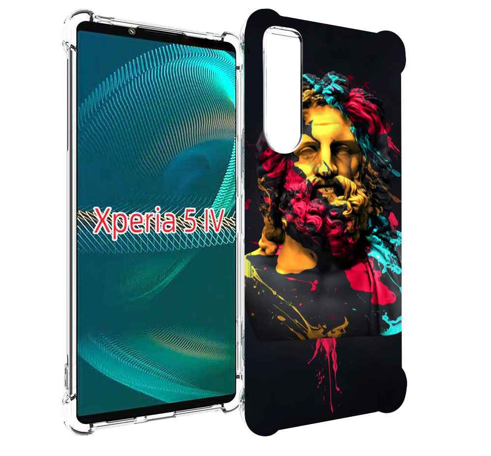 

Чехол MyPads арт-статуя-краски для Sony Xperia 5 IV (5-4), Прозрачный, Tocco