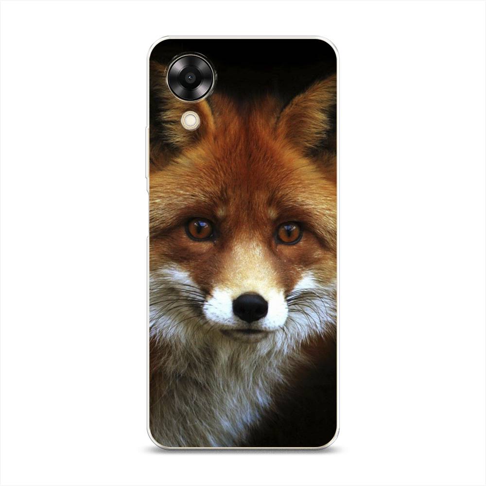 

Чехол на Oppo A17K "Лиса 2", Оранжевый;черный;серый, 2512850-1