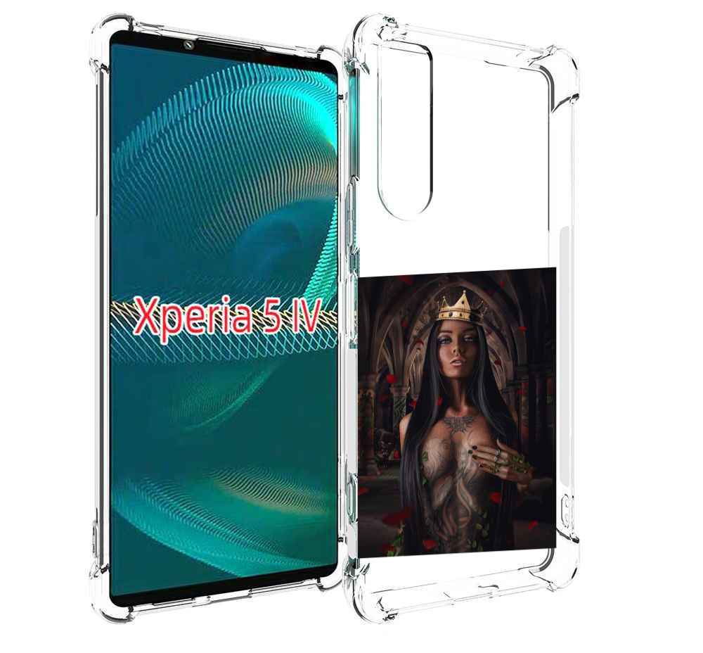 

Чехол MyPads багровый-пик для Sony Xperia 5 IV (5-4), Прозрачный, Tocco