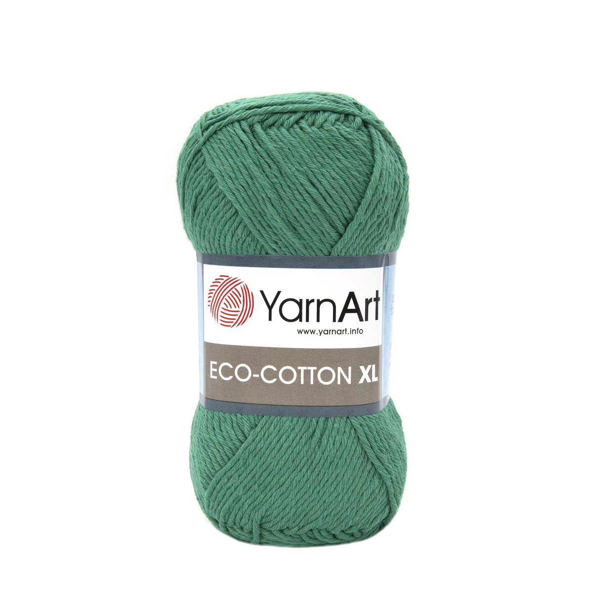 

Пряжа YarnArt 7722481_00009 Eco Сotton XL 767 зелёный, Eco Сotton XL