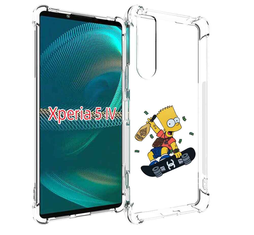 

Чехол MyPads барт-скейтер детский для Sony Xperia 5 IV (5-4), Прозрачный, Tocco