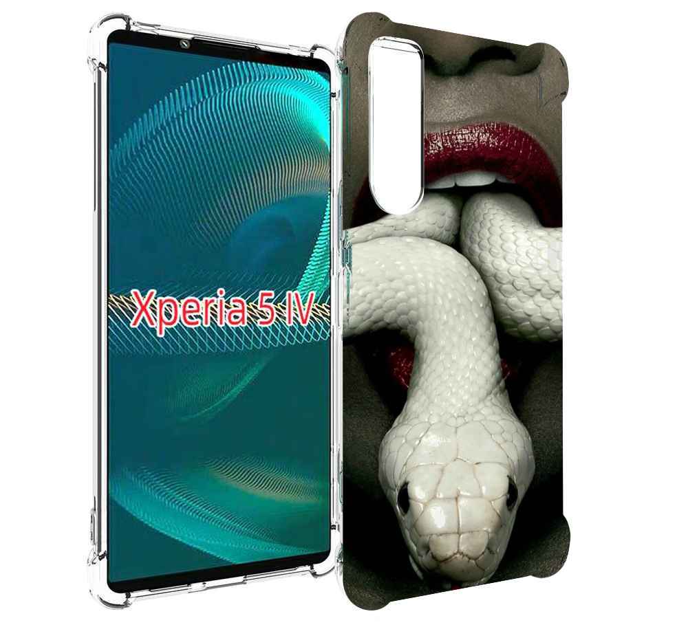 

Чехол MyPads белая-змея для Sony Xperia 5 IV (5-4), Прозрачный, Tocco