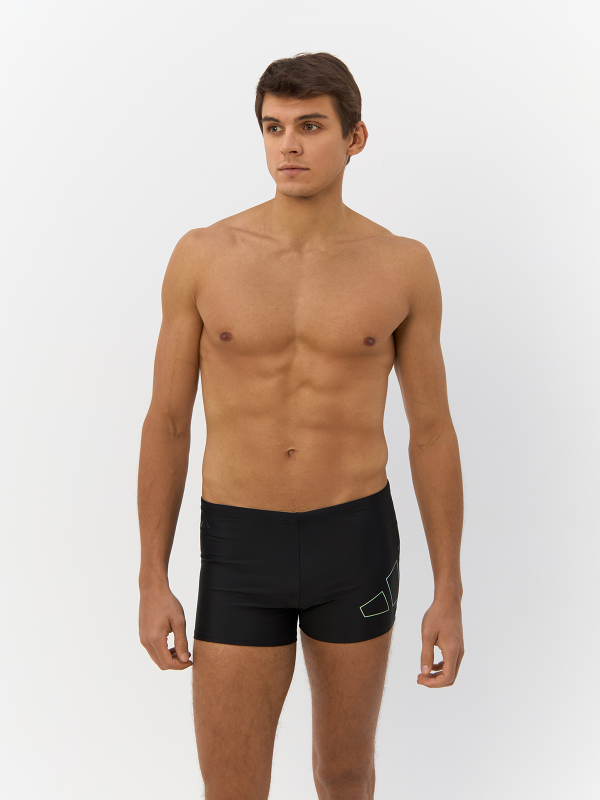 

Плавки мужские Adidas Big Bars IU1887 черные S, Черный, Big Bars