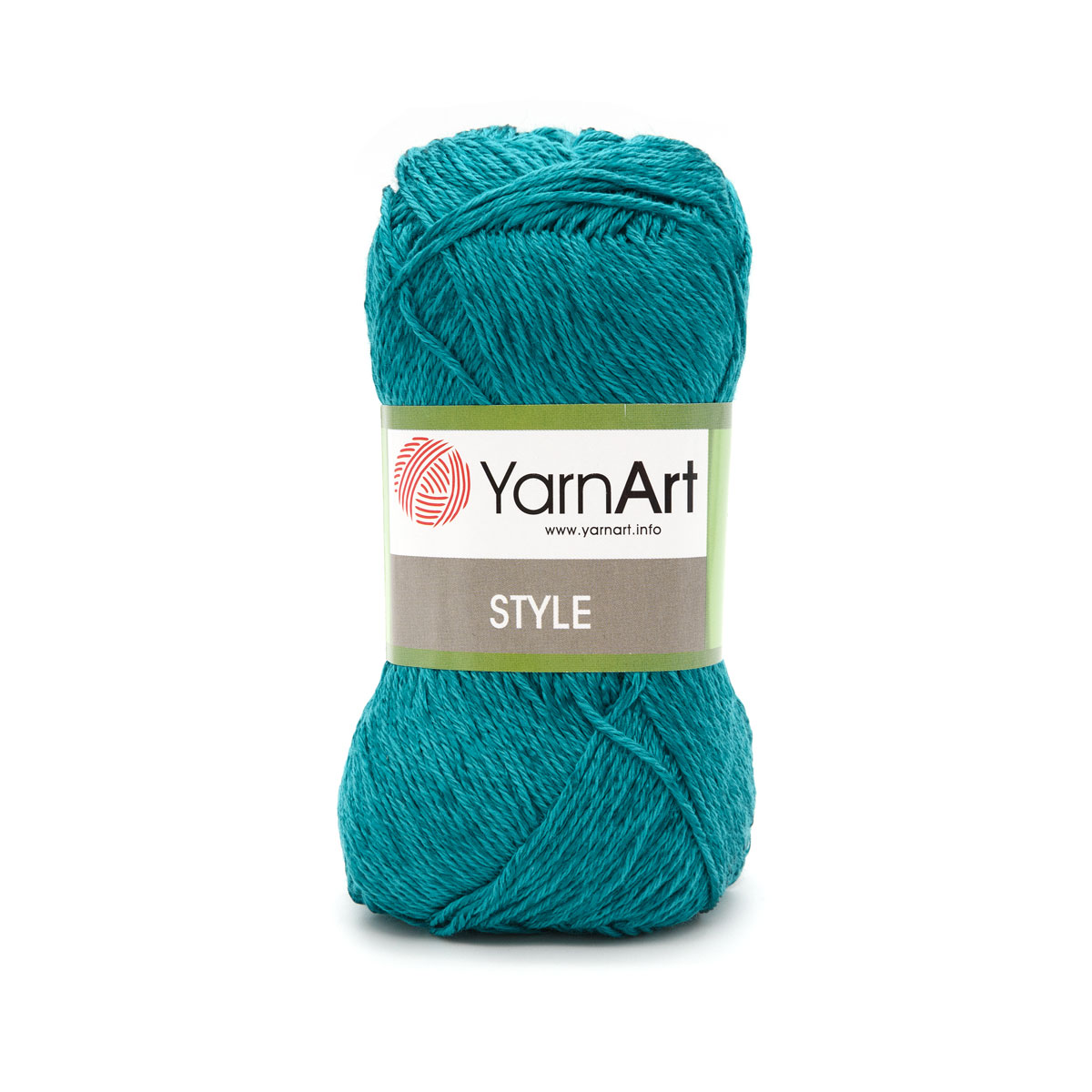 

Пряжа YarnArt Style 50г, 185м (хлопок, вискоза) (677 темная бирюза), 5 мотков, Style