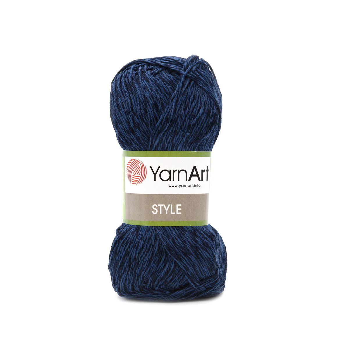 

Пряжа YarnArt 'Style', 50г, 185м (хлопок, вискоза) (670 тёмно-синий), 5 мотков, Style