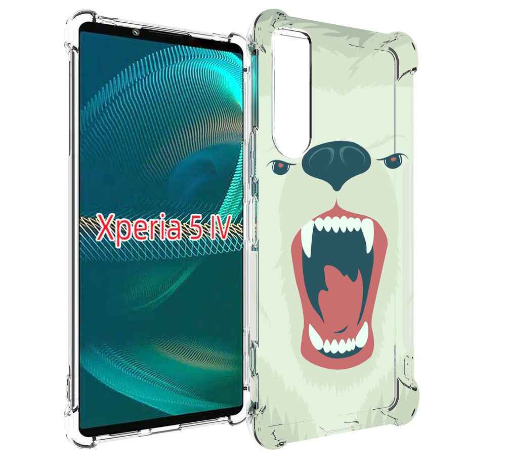 

Чехол MyPads белый-медведь для Sony Xperia 5 IV (5-4), Прозрачный, Tocco