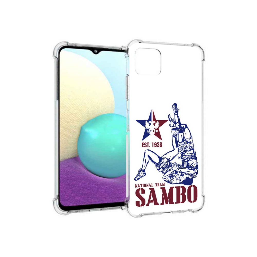 

Чехол MyPads Tocco для Samsung Galaxy A22s 5G единоборства самбо (PT226906.544.344), Прозрачный, Tocco