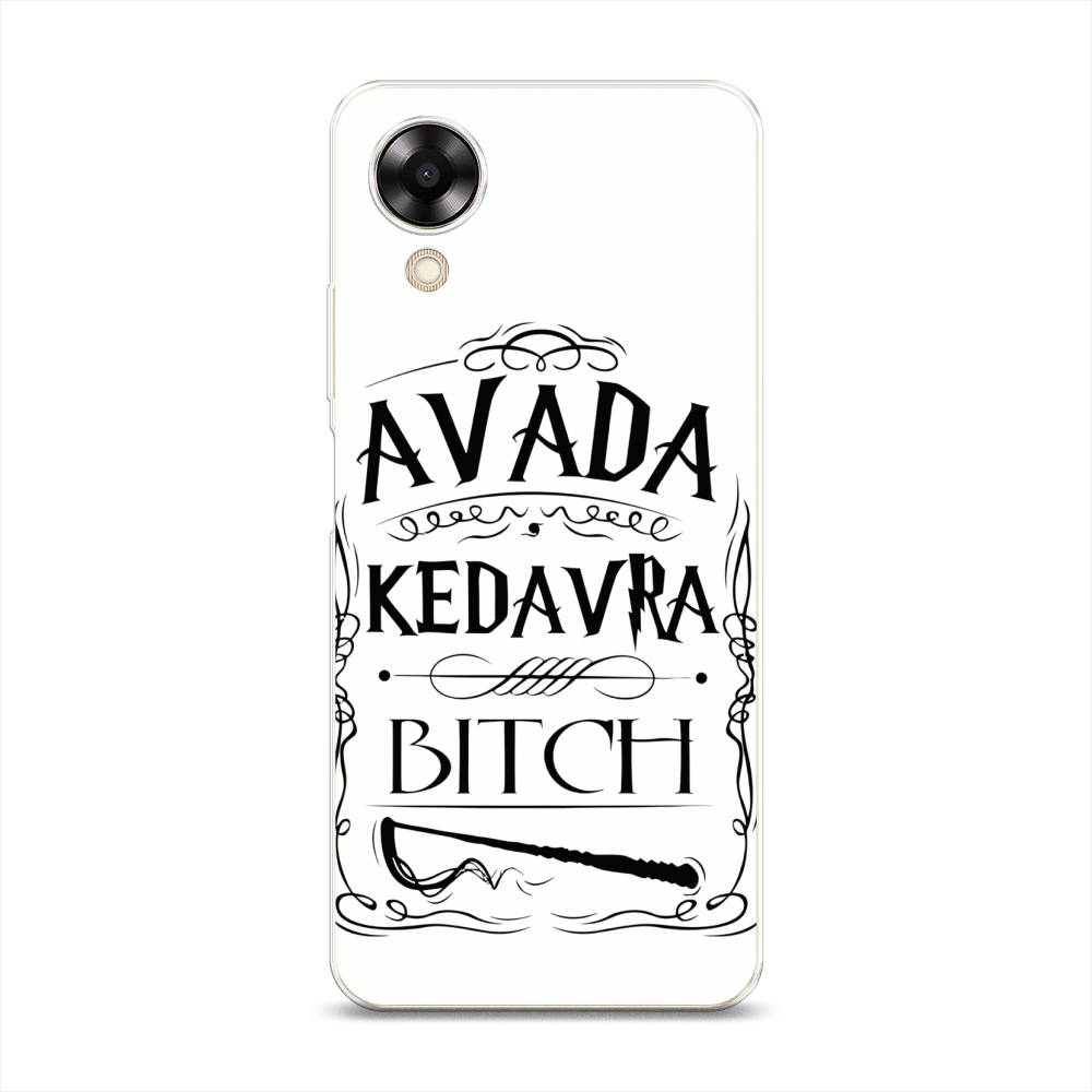 

Чехол на Oppo A17K "Avada kedavra bitch", Белый;серый;черный, 2512850-6