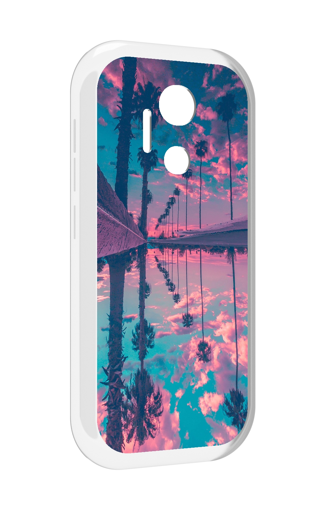 

Чехол MyPads отражение-пальм для doogee x97 pro, Прозрачный, Tocco