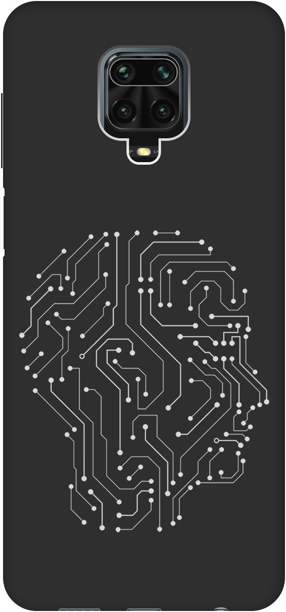 

Чехол на Xiaomi Redmi Note 9s "Mindmap" черный, Черный;белый, 648