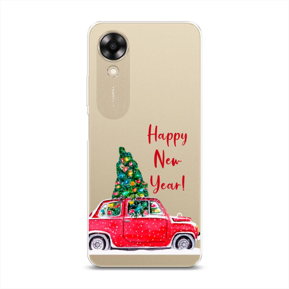 

Чехол на Oppo A17K "Happy New Year", Красный;зеленый, 2512850-5