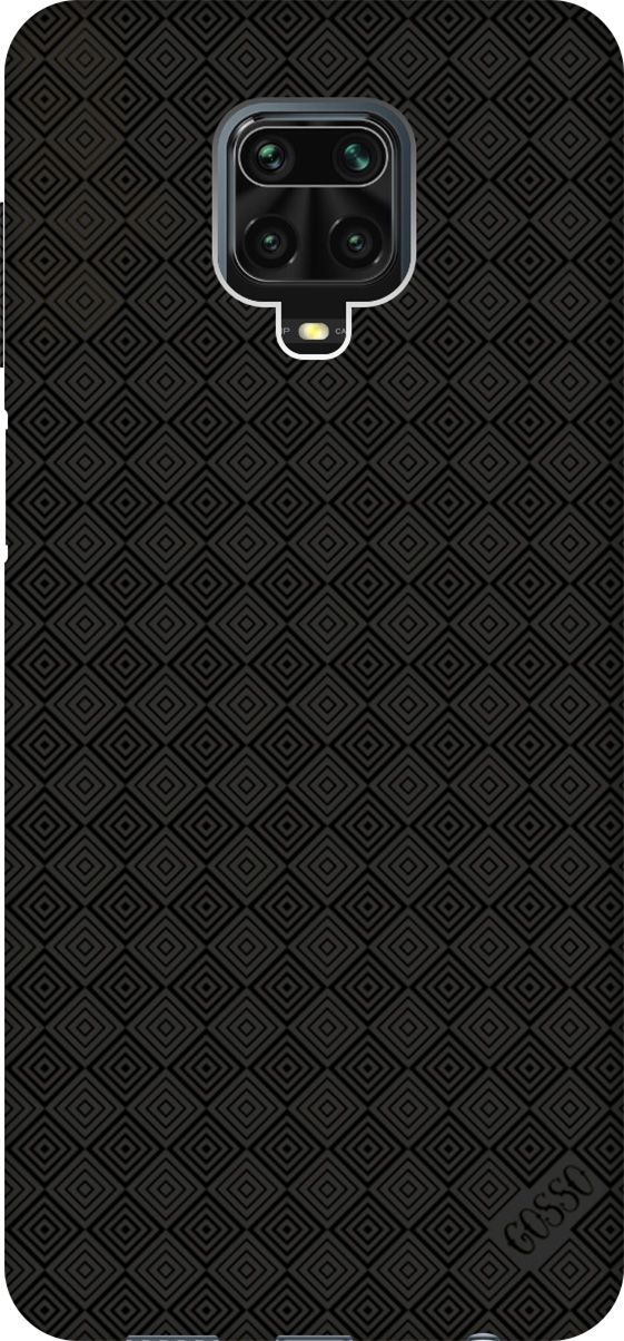 

Чехол на Xiaomi Redmi Note 9s "Magic Squares" черный, 648