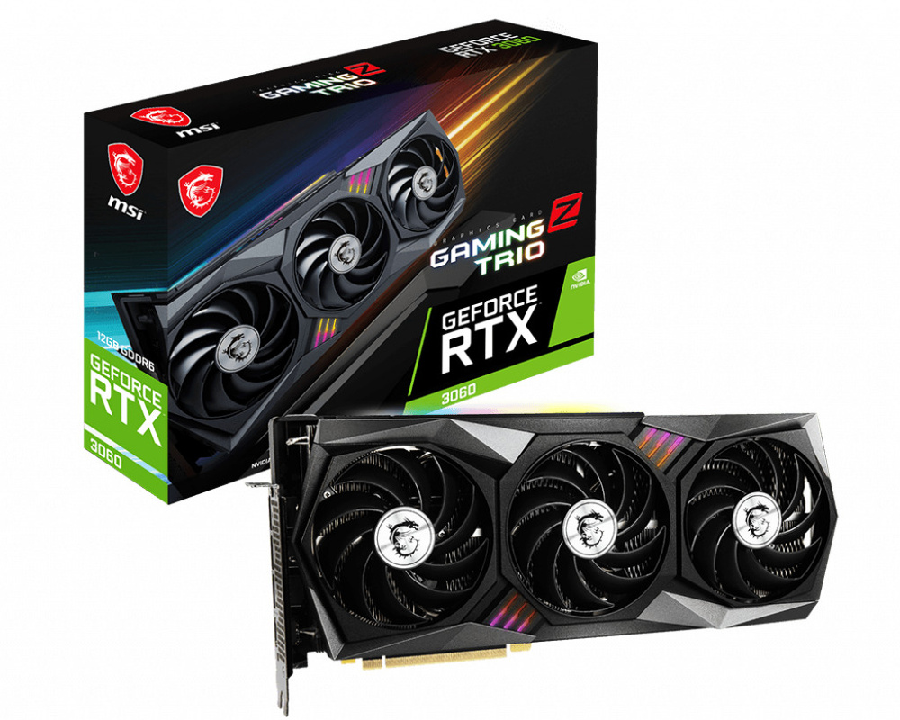 фото Видеокарта msi nvidia geforce rtx 3060 12 гб