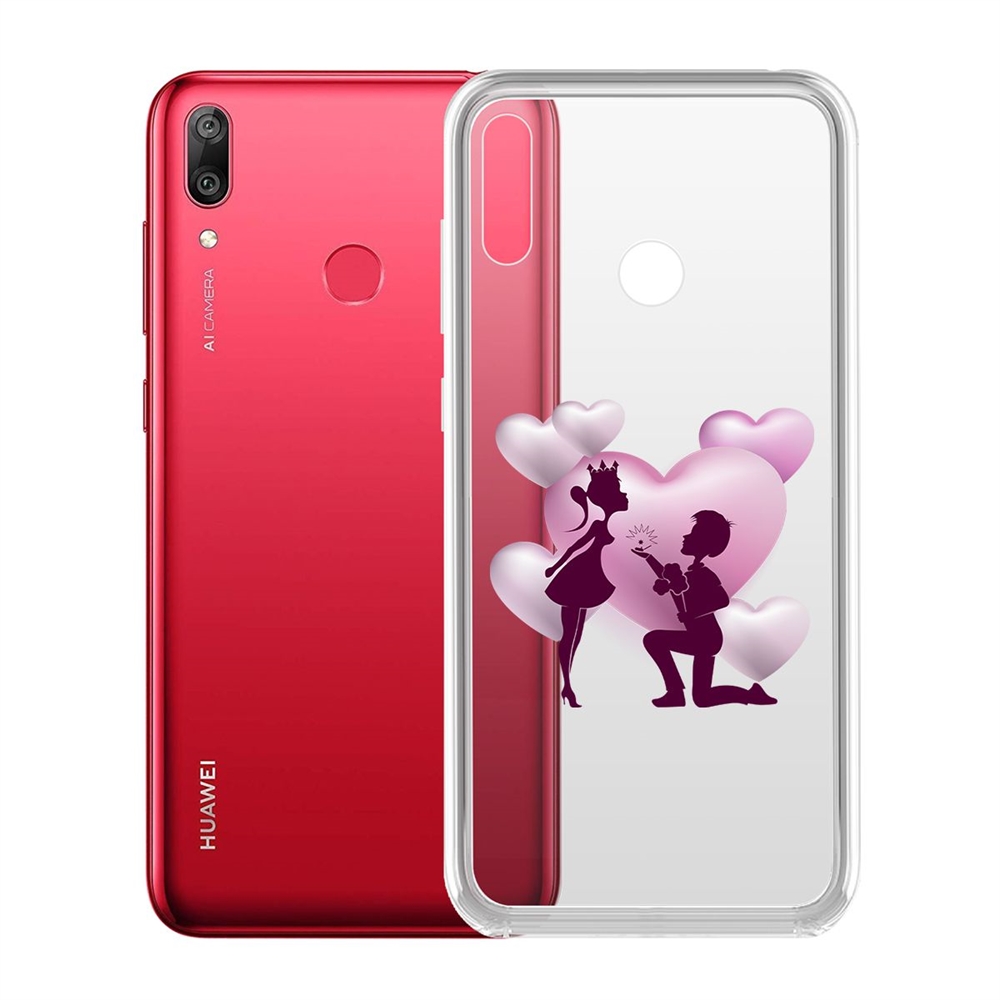 Чехол-накладка Будь моей для Huawei Y7 (2019)