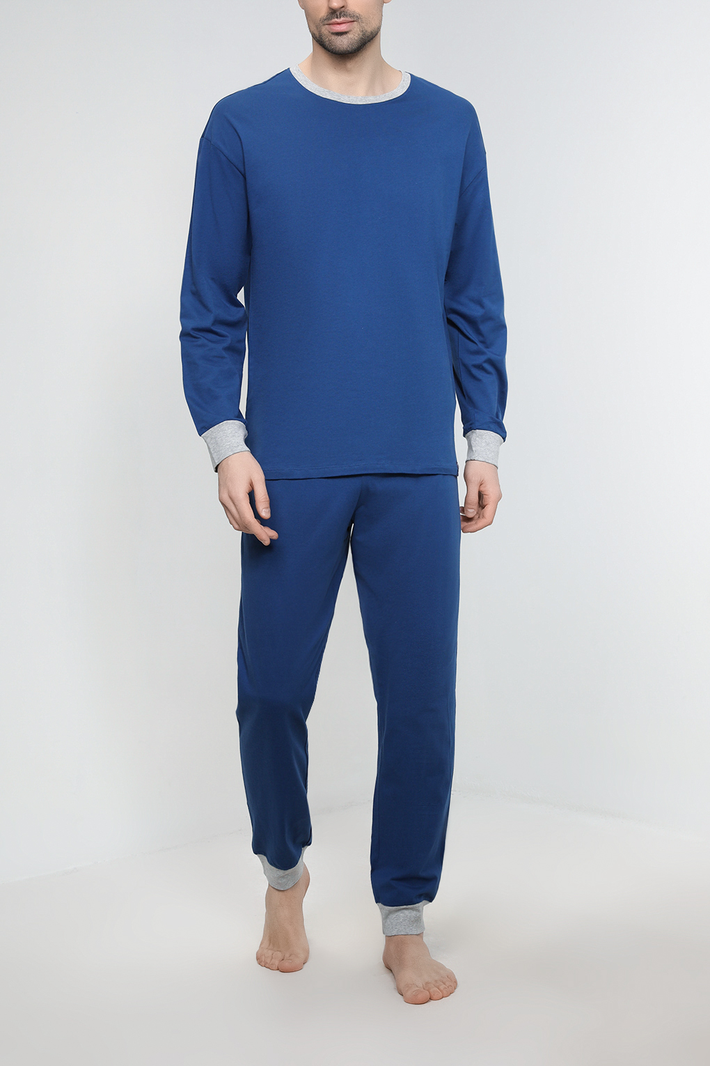 

Комплект домашний мужской Benetton Undercolors 30964P01A синий M, 30964P01A