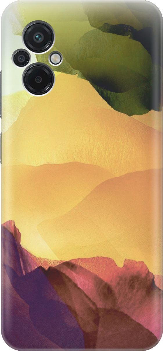 

Силиконовый чехол на Xiaomi Poco M5 "Разноцветный гербарий", Желтый;зеленый, 15132