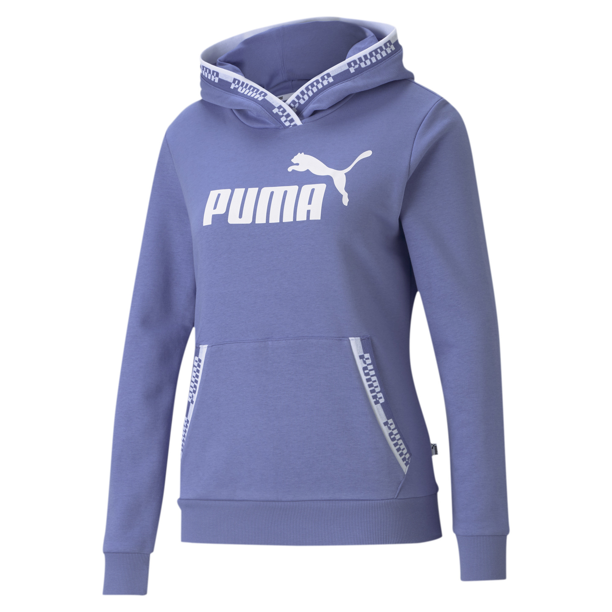 

Толстовка женская PUMA Amplified Hoodie Tr голубая S, Amplified Hoodie Tr